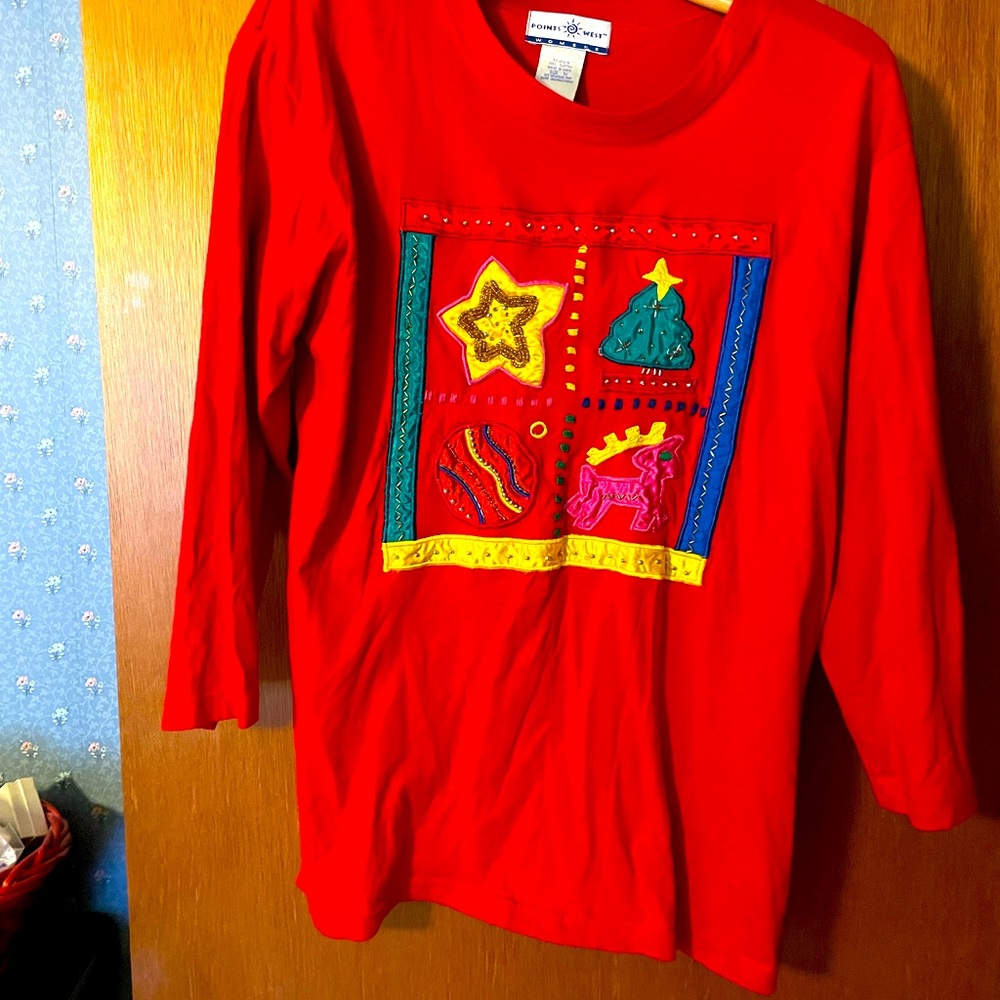1X Christmas Top